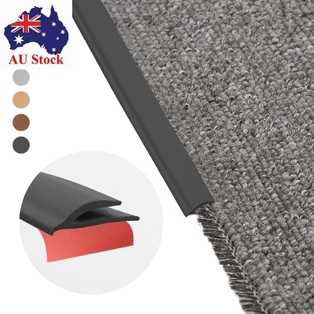 Cuttable Carpet Edge Trim Strip - Self-Adhesive Rug Protector