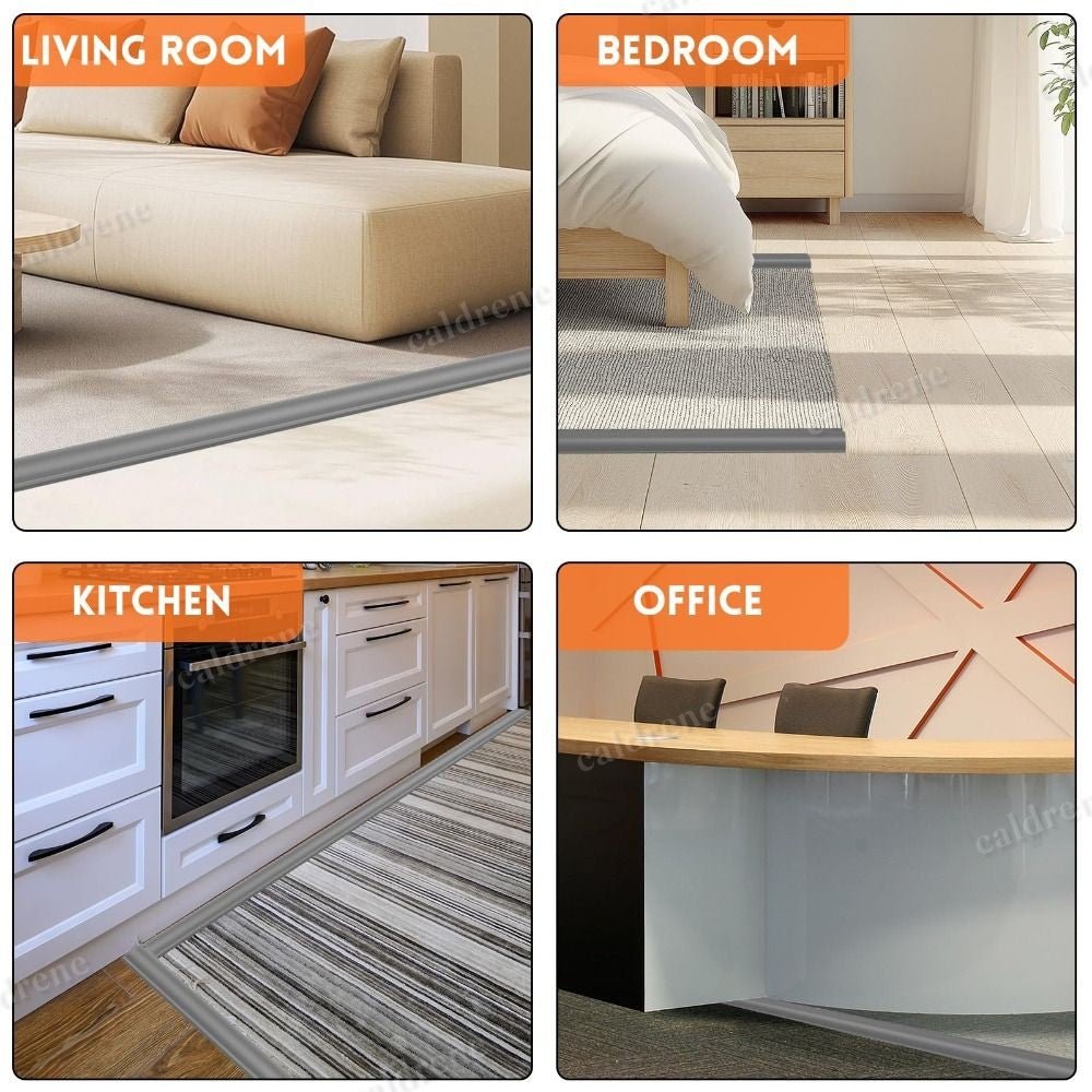 Cuttable Carpet Edge Trim Strip - Self-Adhesive Rug Protector – view 6
