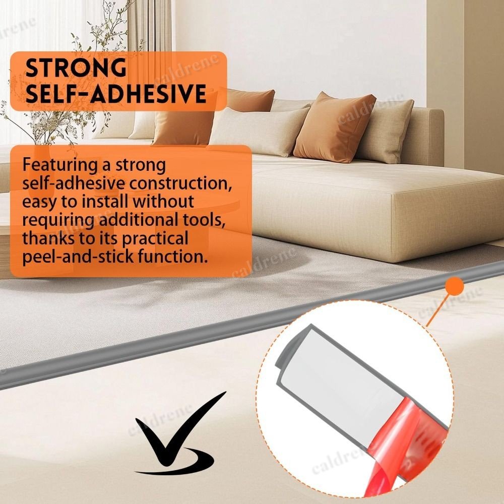 Cuttable Carpet Edge Trim Strip - Self-Adhesive Rug Protector – view 7