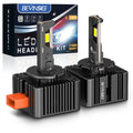 D3S LED Headlight Bulbs 6000K Xenon White High Low Beam