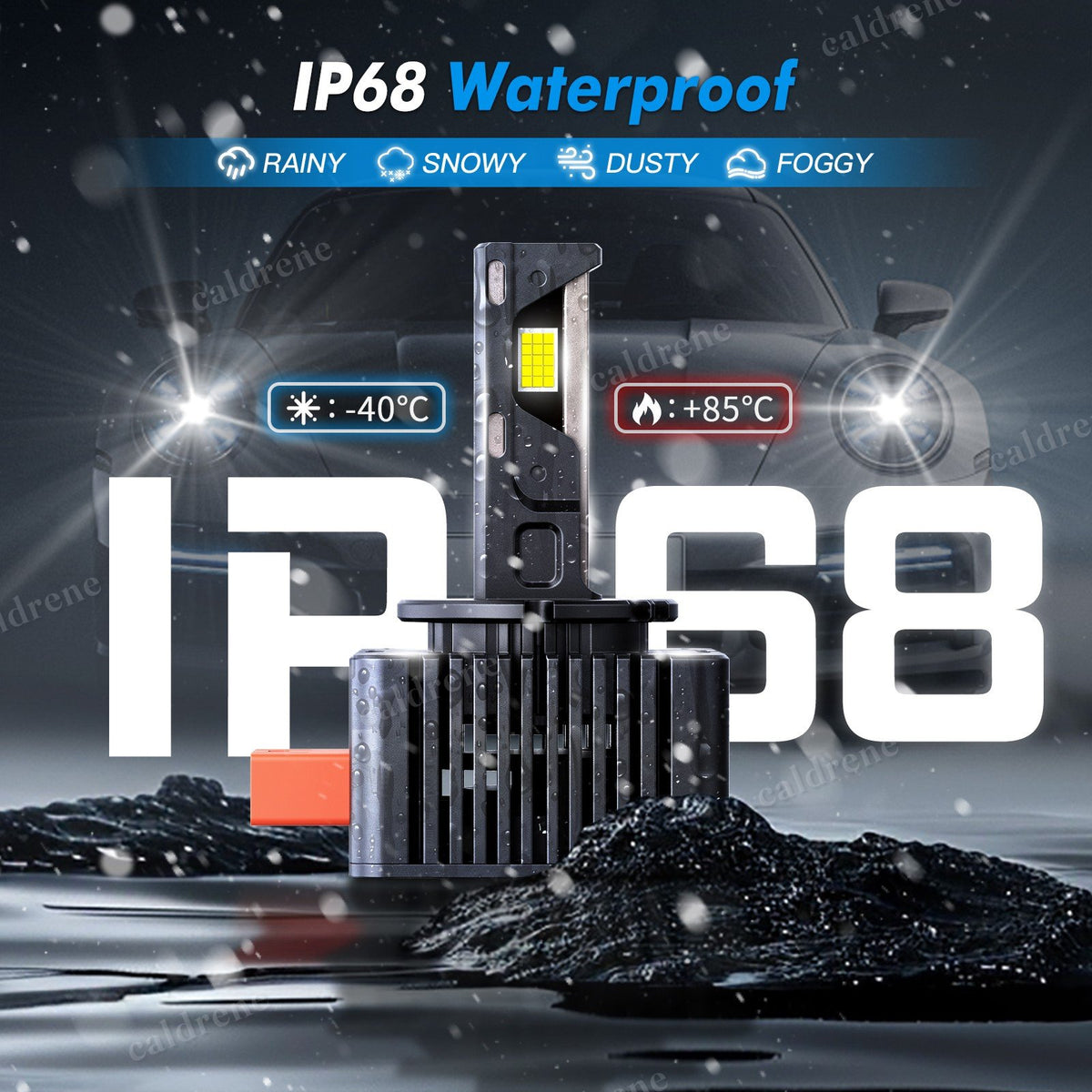 D3S LED Headlight Bulbs 6000K Xenon White High Low Beam – view 10