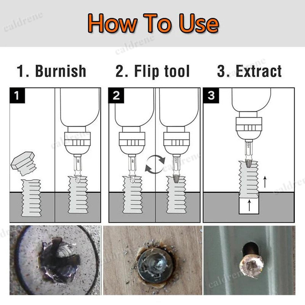 Damaged Screw Extractor Kit, 12 Piece – view 9