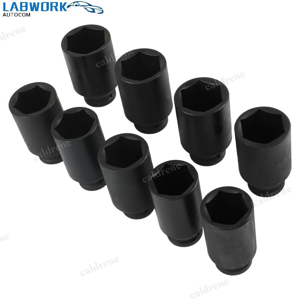 Deep Impact Axle Nut Socket Set, 9 Piece 29-38mm – view 6