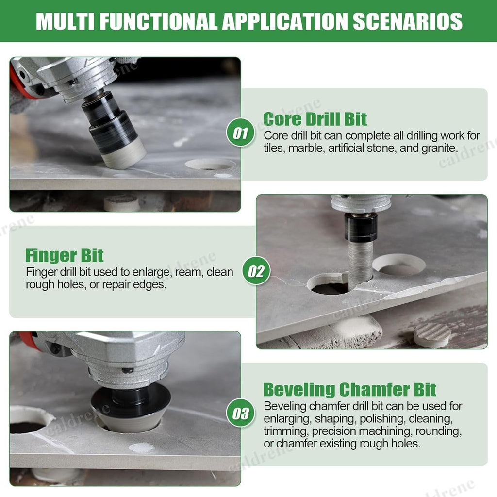 Diamond Tile Hole Saw Drill Bit Set for Granite and Porcelain – view 10