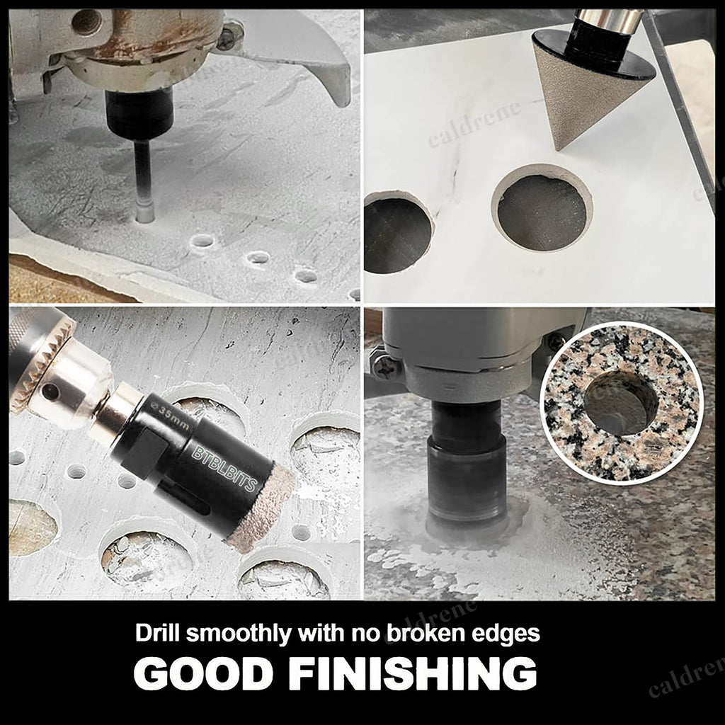 Diamond Tile Hole Saw Drill Bit Set for Granite and Porcelain – view 3
