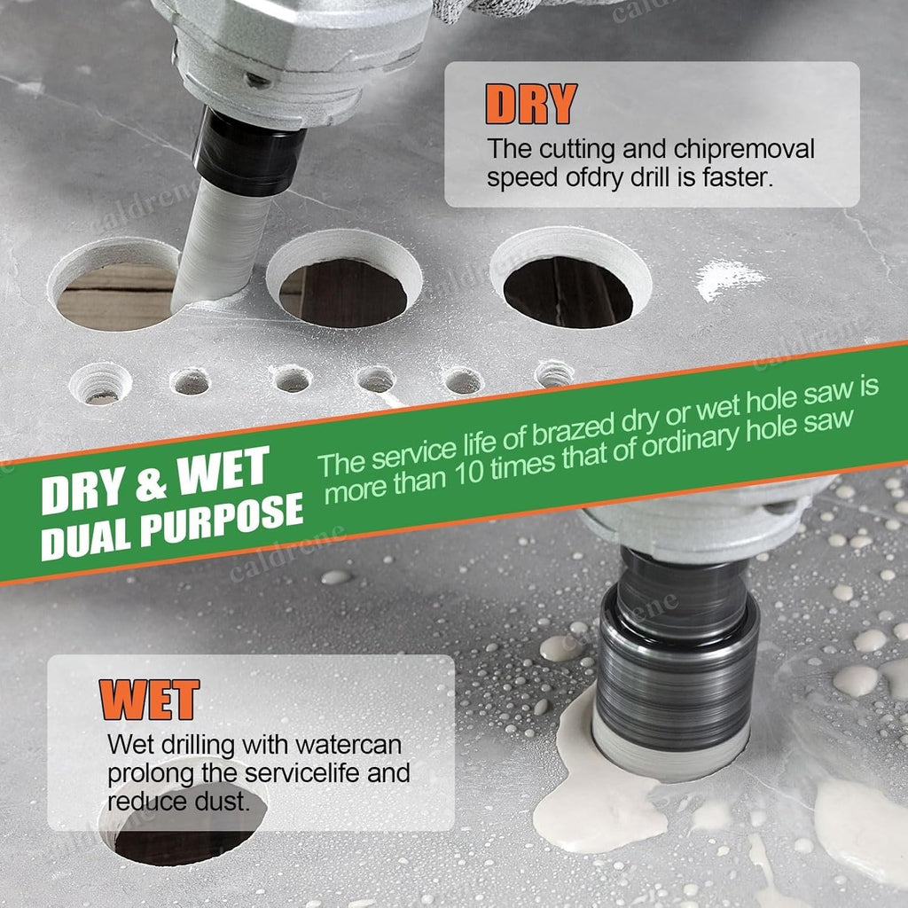 Diamond Tile Hole Saw Drill Bit Set for Granite and Porcelain – view 9