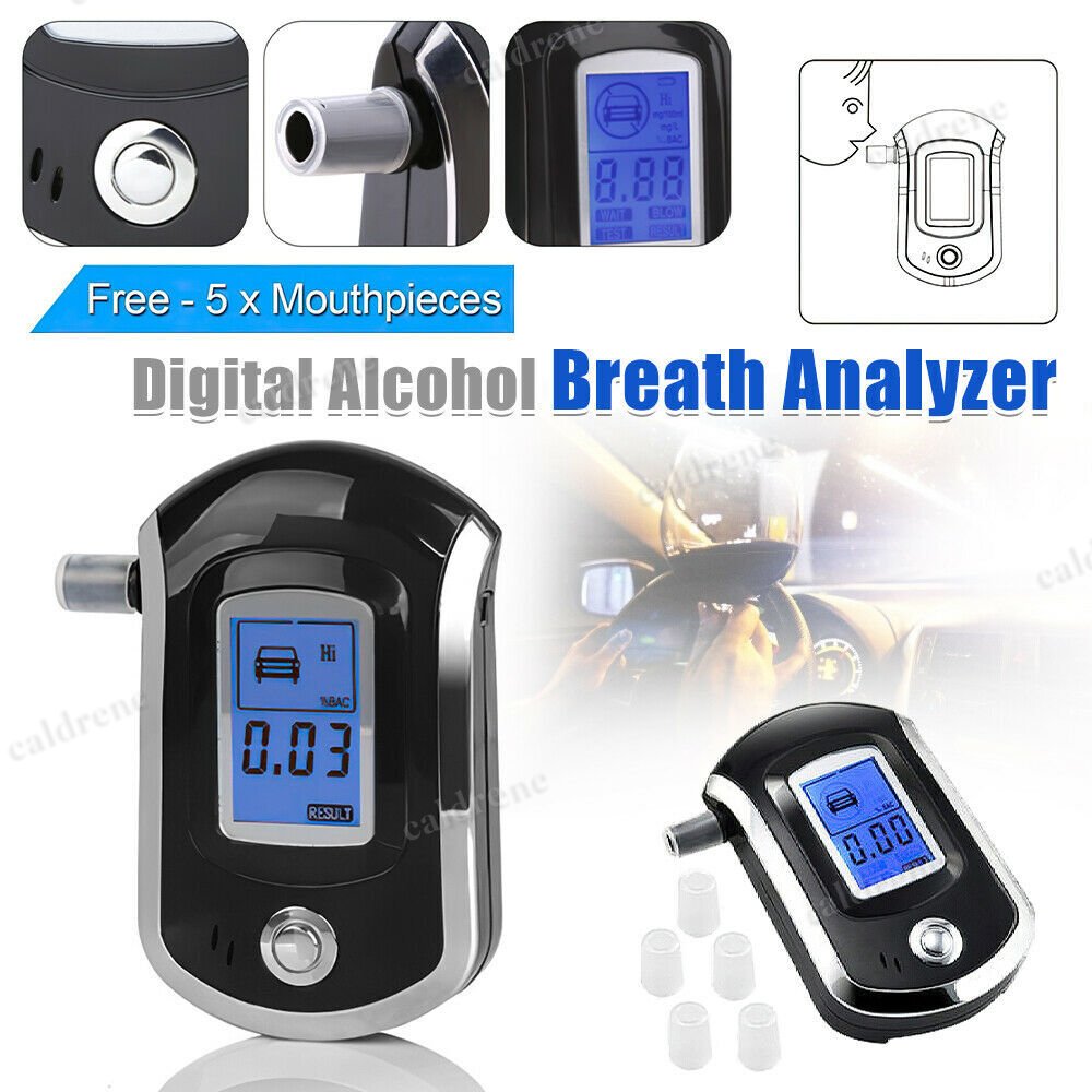 Digital Breath Alcohol Analyzer with LCD Display – view 2