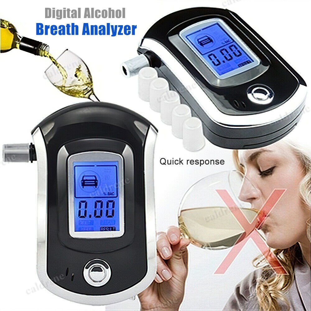 Digital Breath Alcohol Analyzer with LCD Display – view 3
