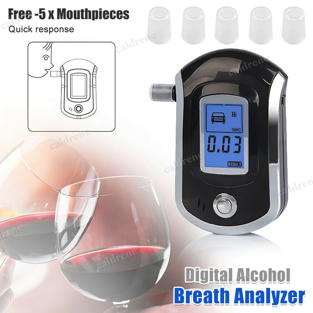 Digital Breath Alcohol Analyzer with LCD Display – view 5