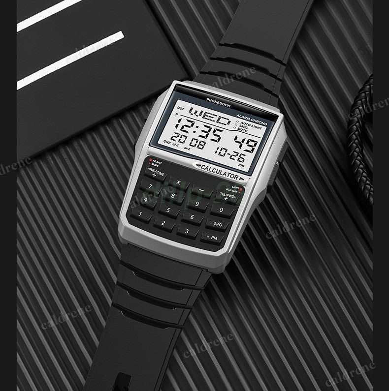 Digital Sports Calculator Watch for Active Students and Men – view 2