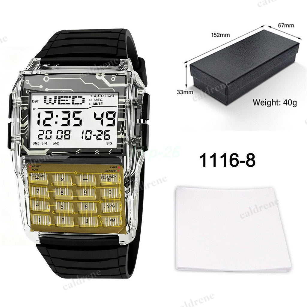 Digital Sports Calculator Watch for Active Students and Men – view 8