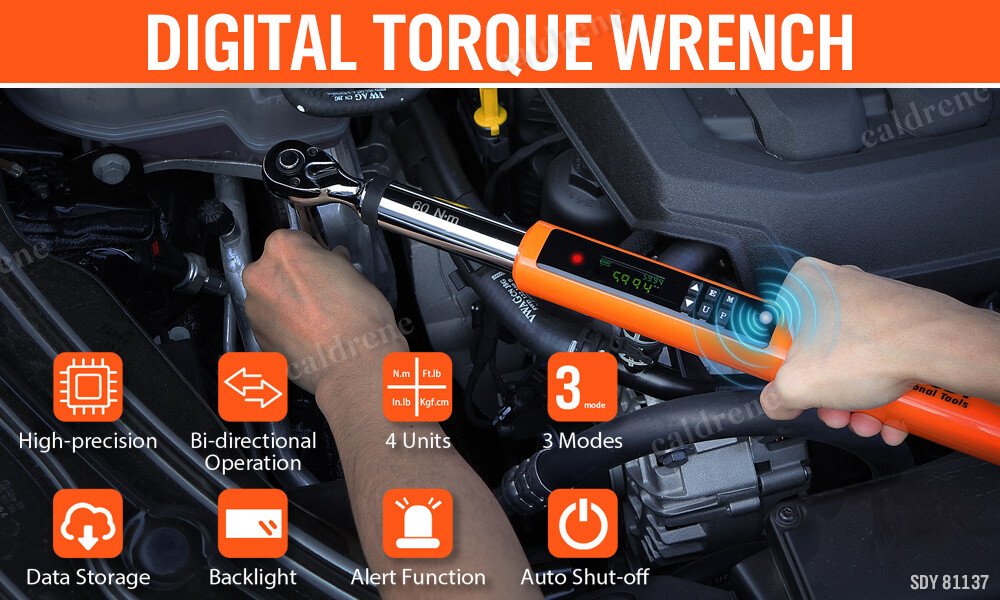 Digital Torque Wrench Set, 1/2 and 3/8 Inch Drive – view 2