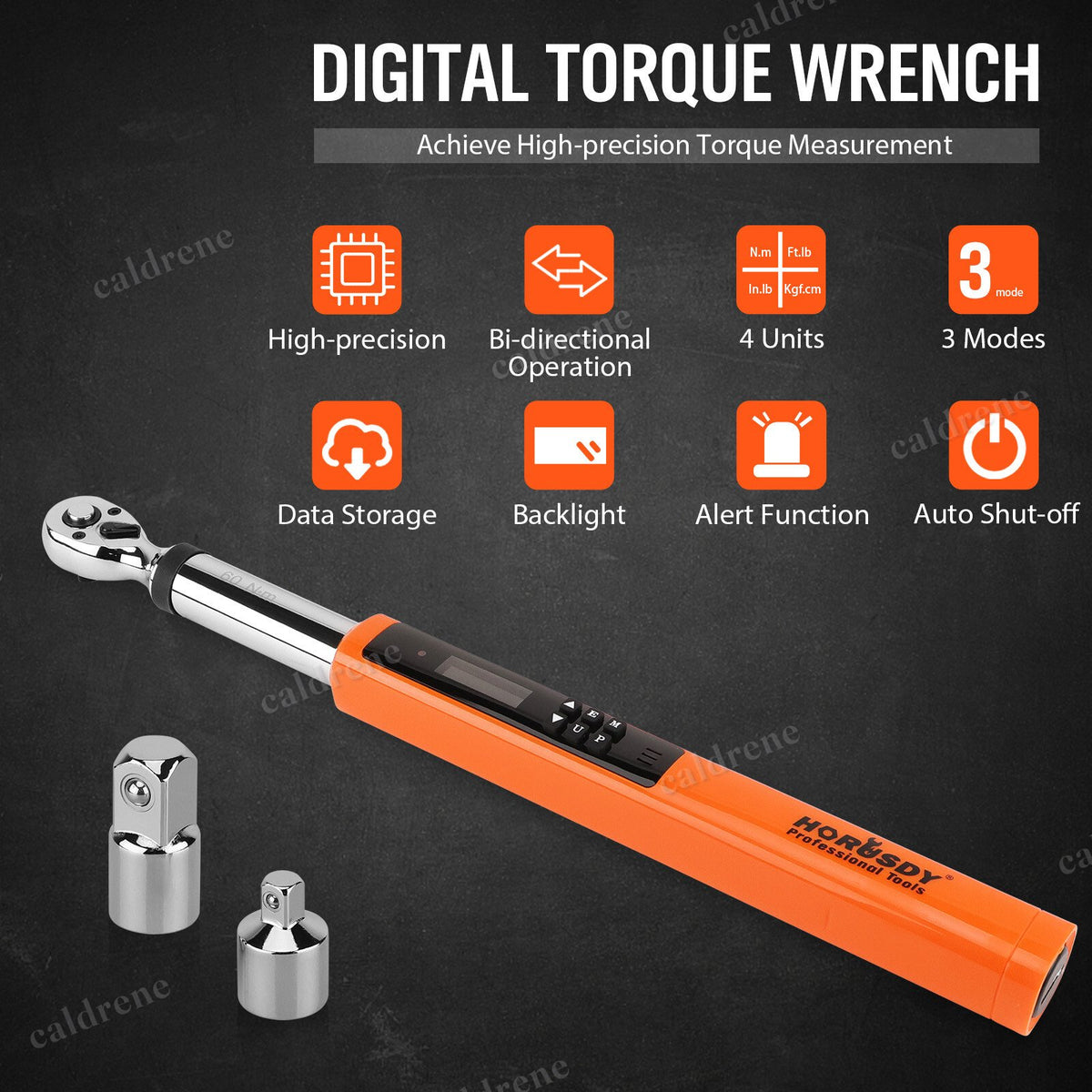 Digital Torque Wrench Set, 1/2 and 3/8 Inch Drive – view 3