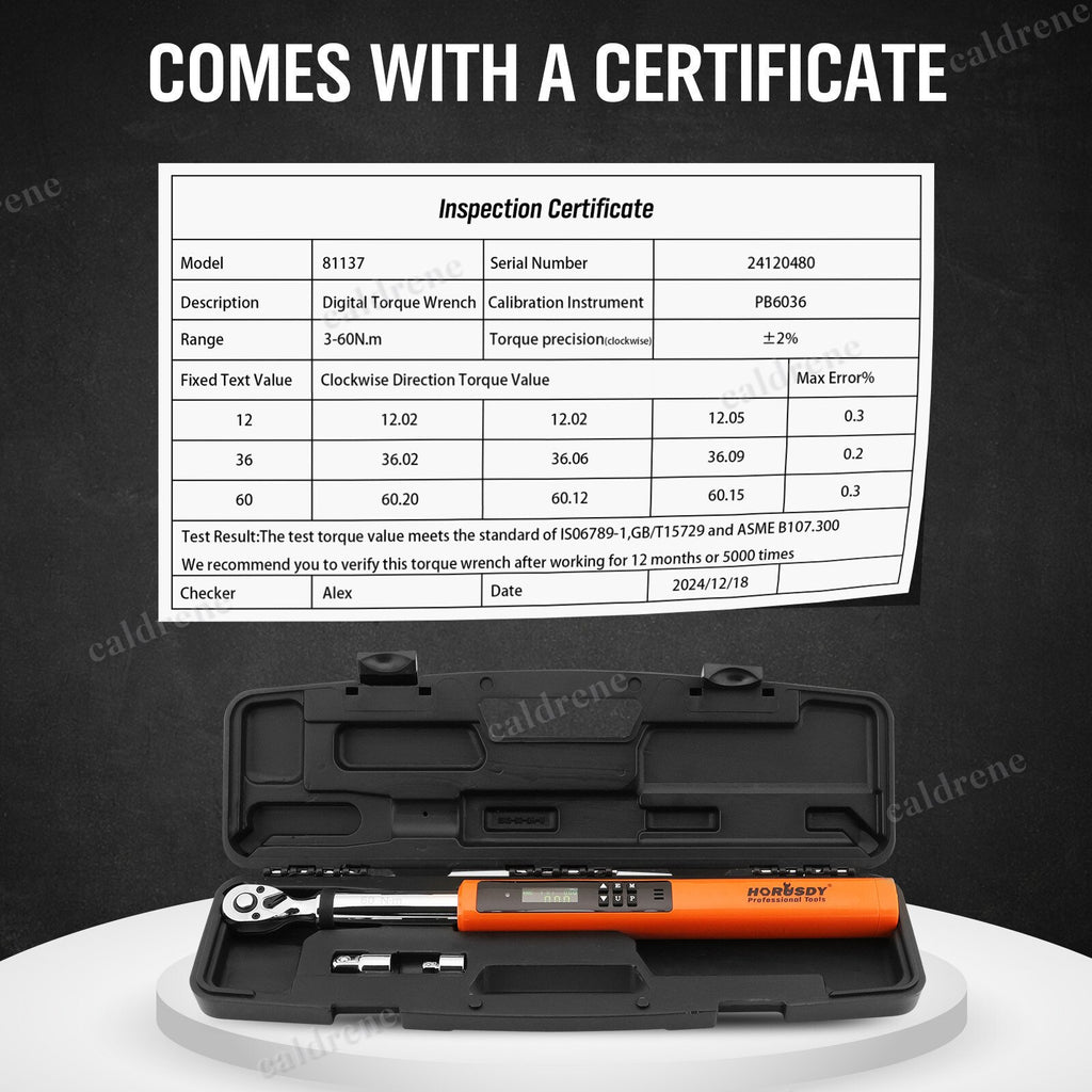 Digital Torque Wrench Set, 1/2 and 3/8 Inch Drive – view 7