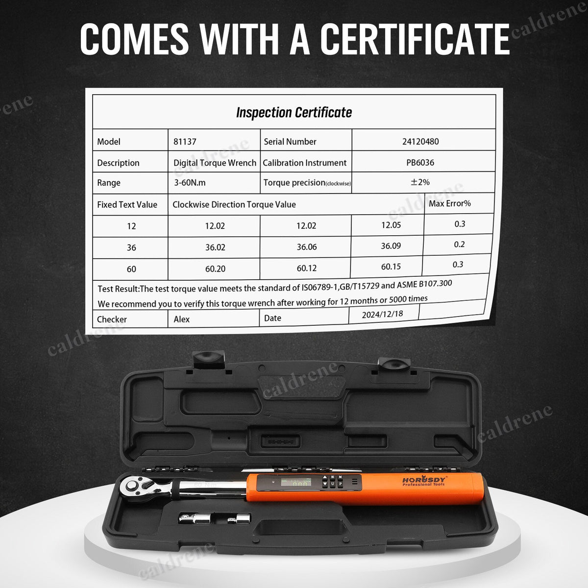 Digital Torque Wrench Set, 1/2 and 3/8 Inch Drive – view 7