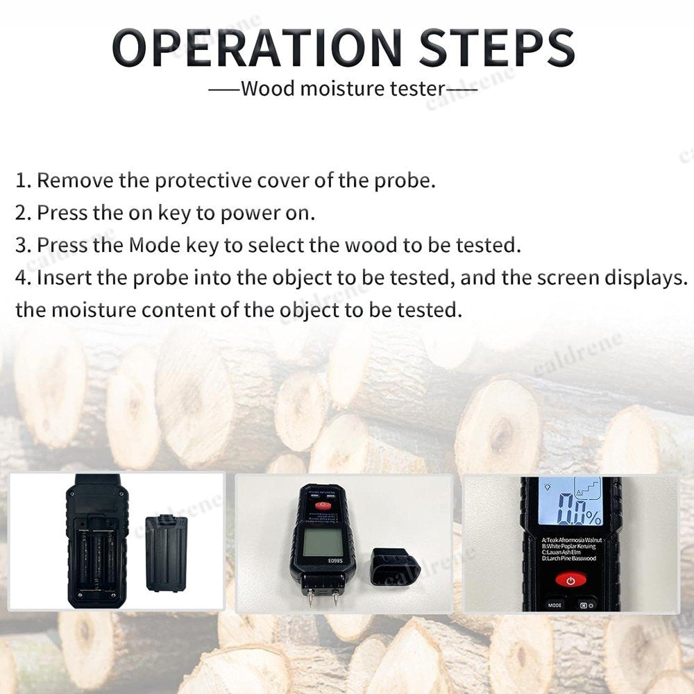 Digital Wood Moisture Meter – view 6