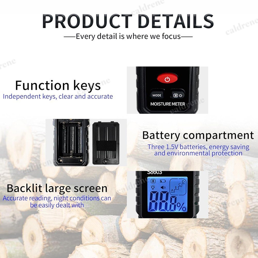Digital Wood Moisture Meter – view 7