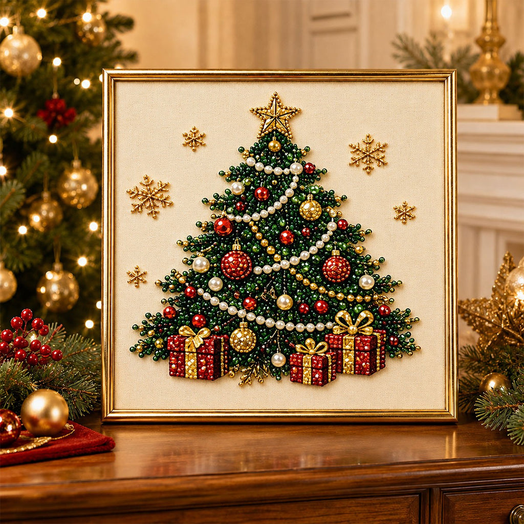 DIY Christmas 3D Pearl Diamond Painting Art Kit
