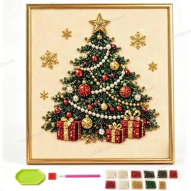 DIY Christmas 3D Pearl Diamond Painting Art Kit – view 2