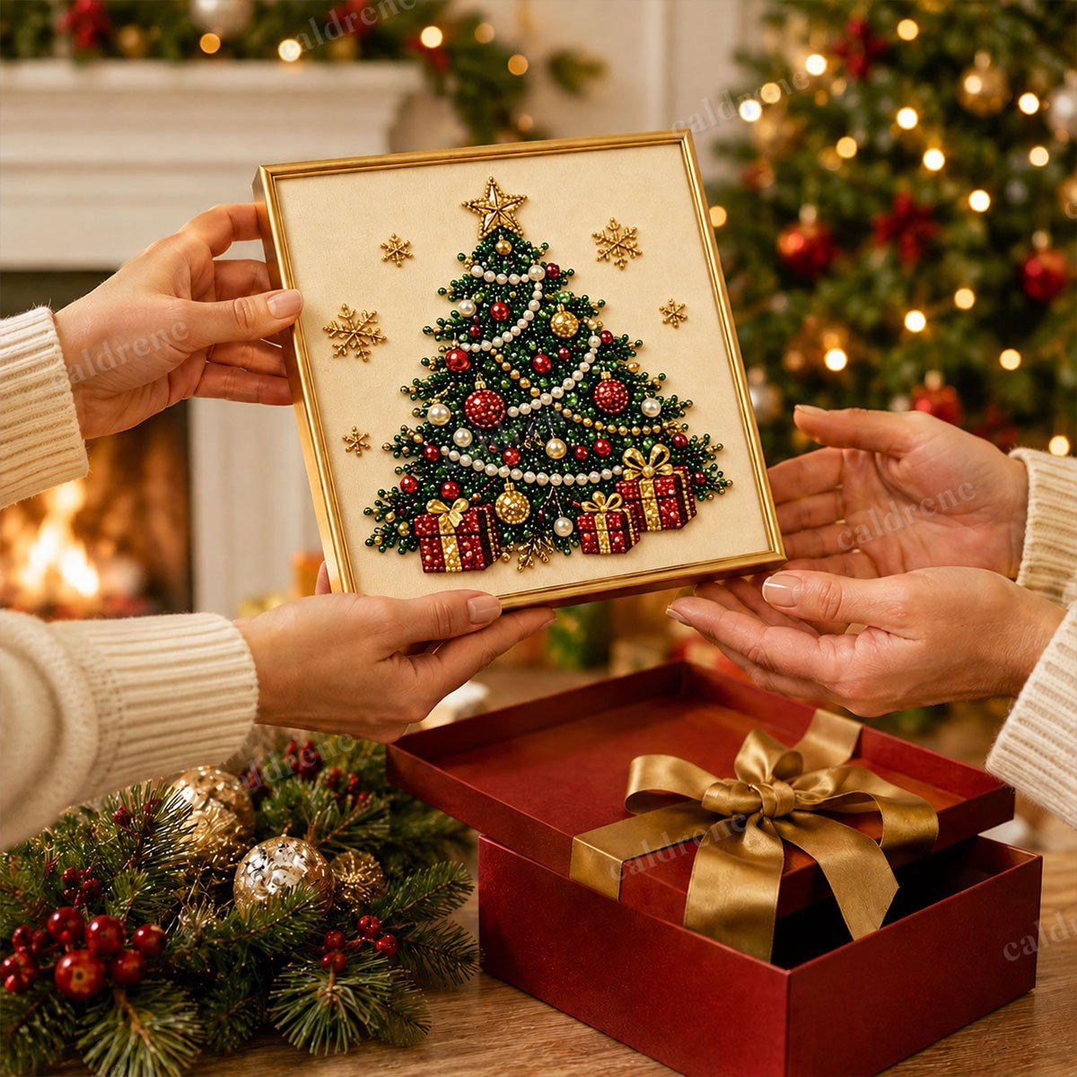 DIY Christmas 3D Pearl Diamond Painting Art Kit – view 9