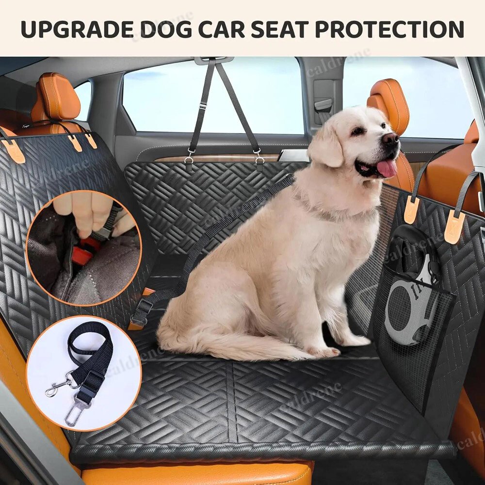 Dog Back Seat Extender with Hard Bottom – view 2