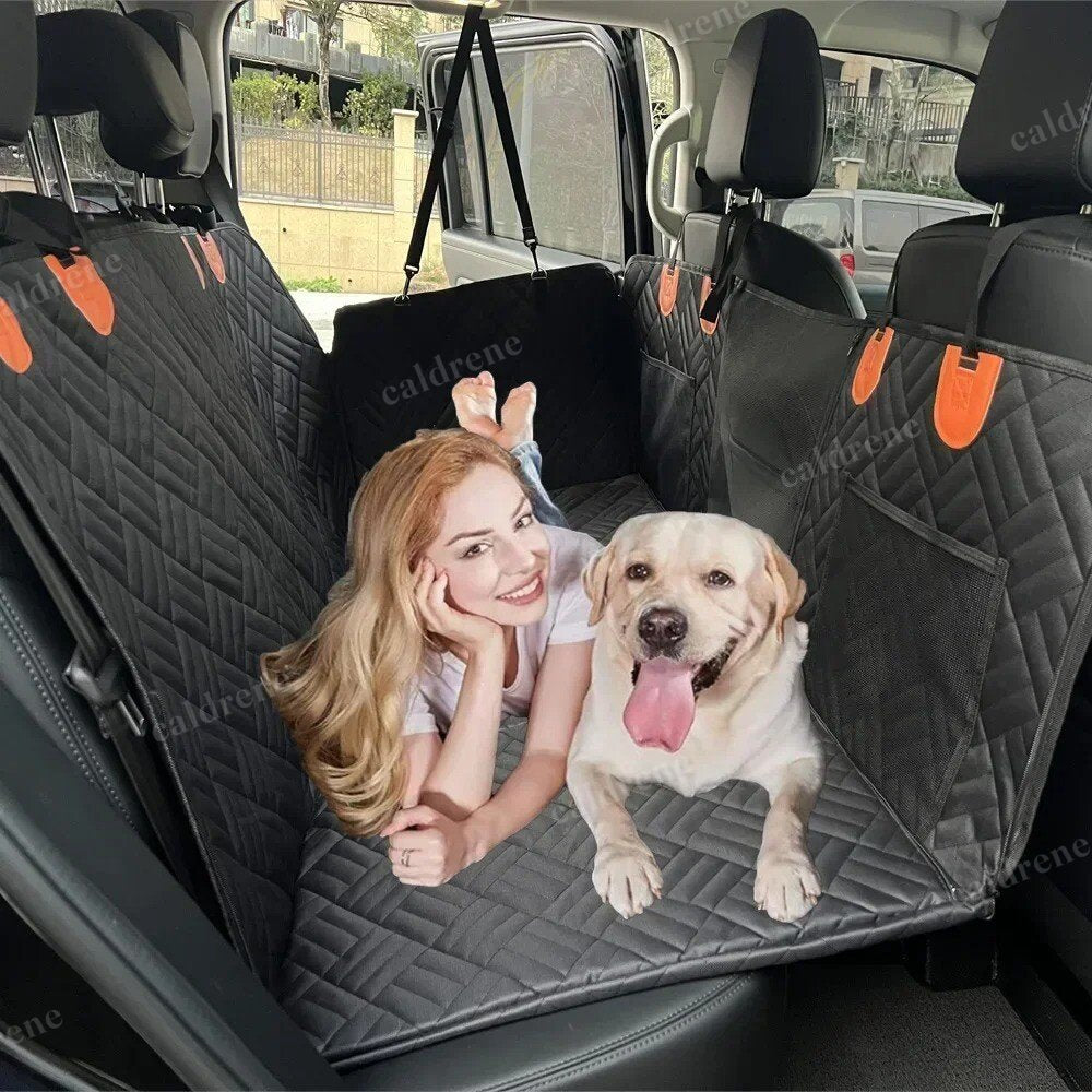 Dog Back Seat Extender with Hard Bottom – view 8