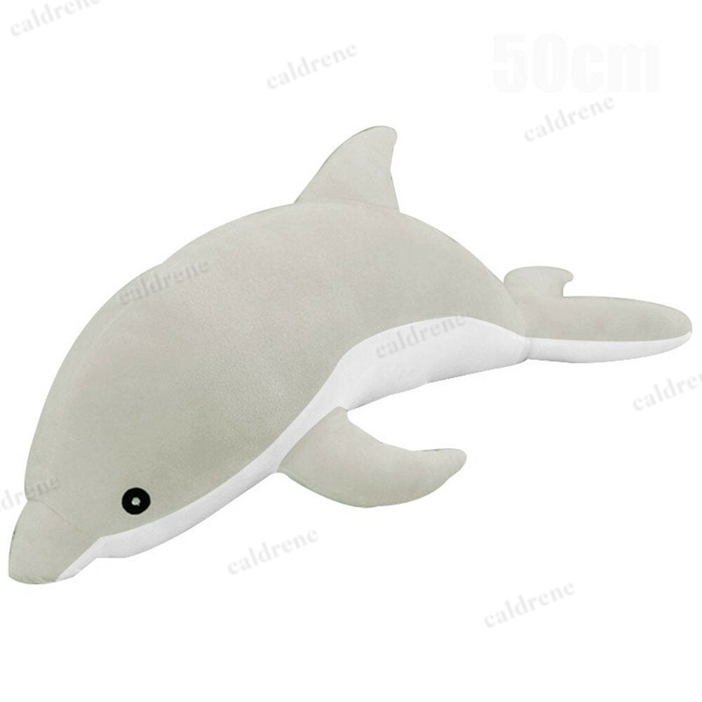 Dolphin Plush Toy - Soft Stuffed Marine Animal Pillow – view 10