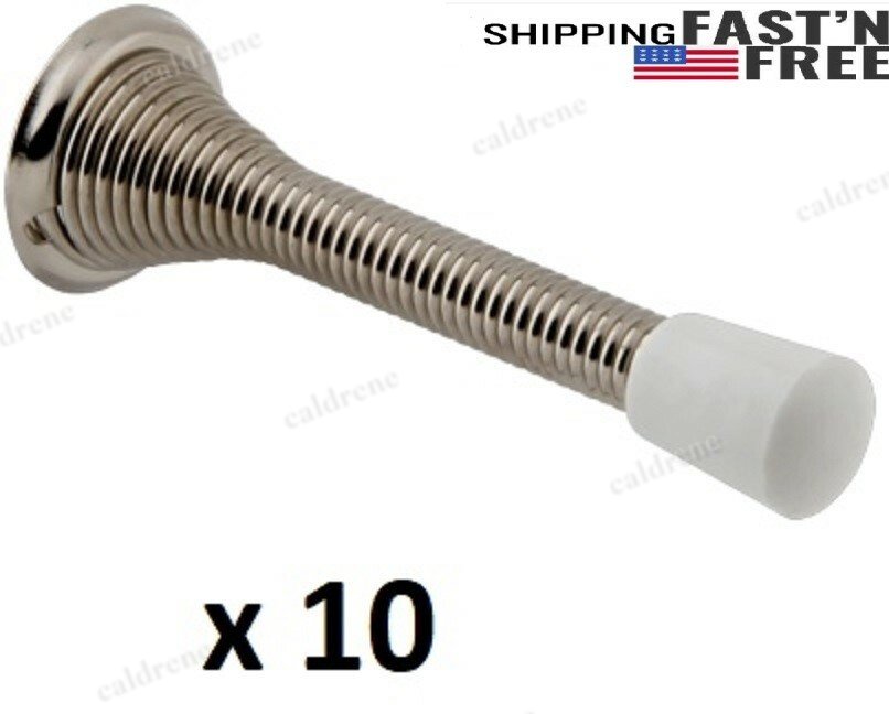 Door Spring Stoppers with Rubber Tips, 10 Pack – view 2