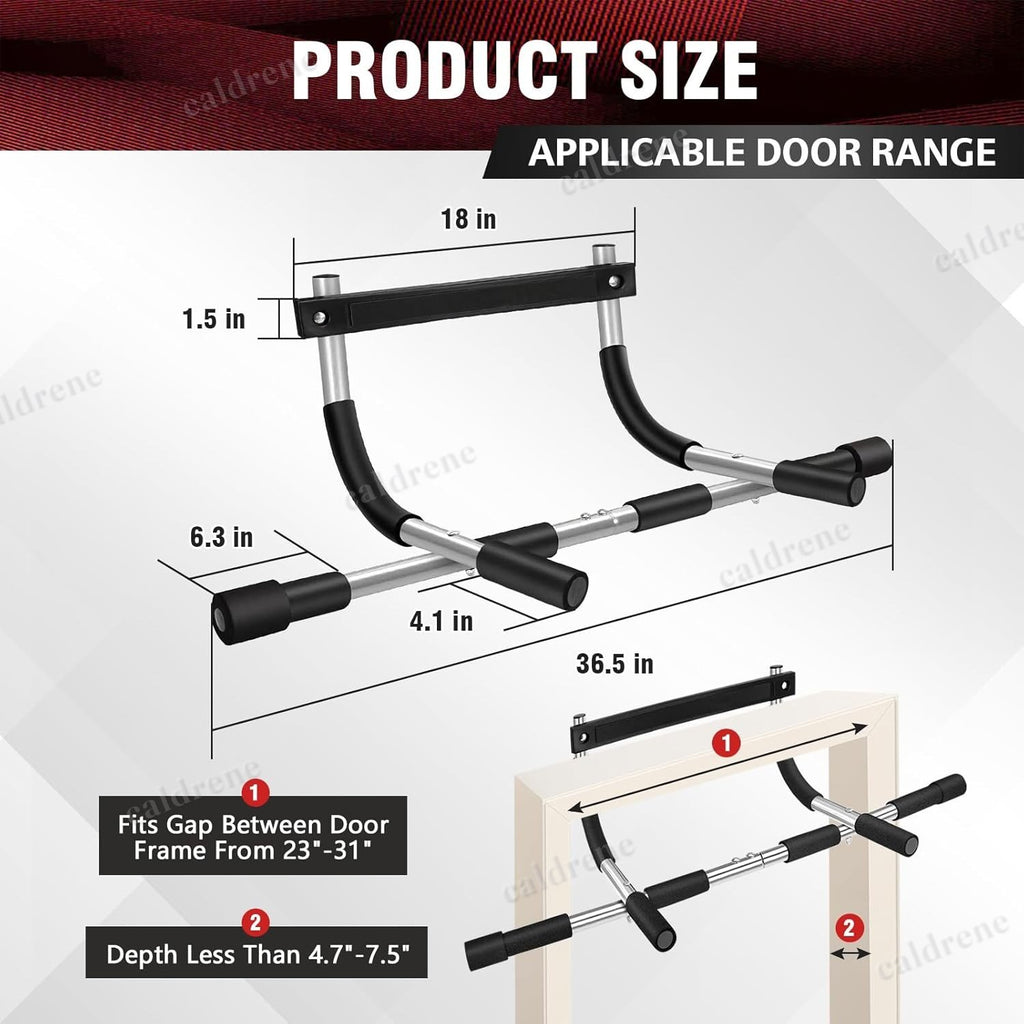 Doorway Pull-Up Bar and Sit-Up Home Fitness Station – view 2