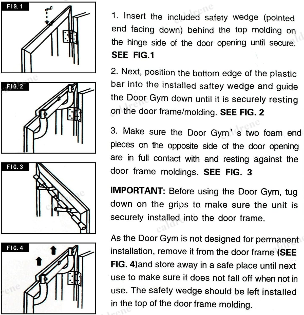 Doorway Pull-Up Bar and Sit-Up Home Fitness Station – view 3