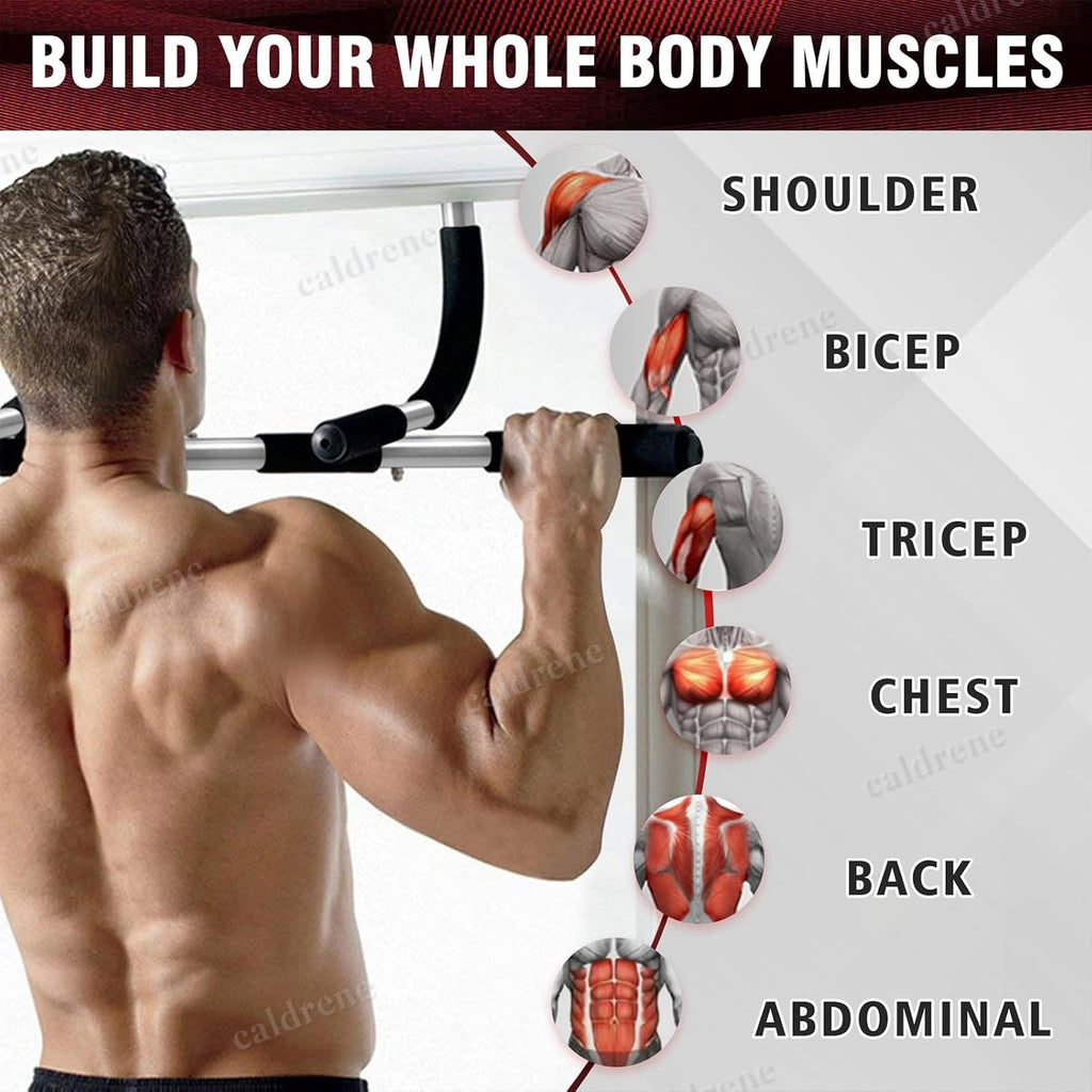 Doorway Pull-Up Bar and Sit-Up Home Fitness Station – view 6