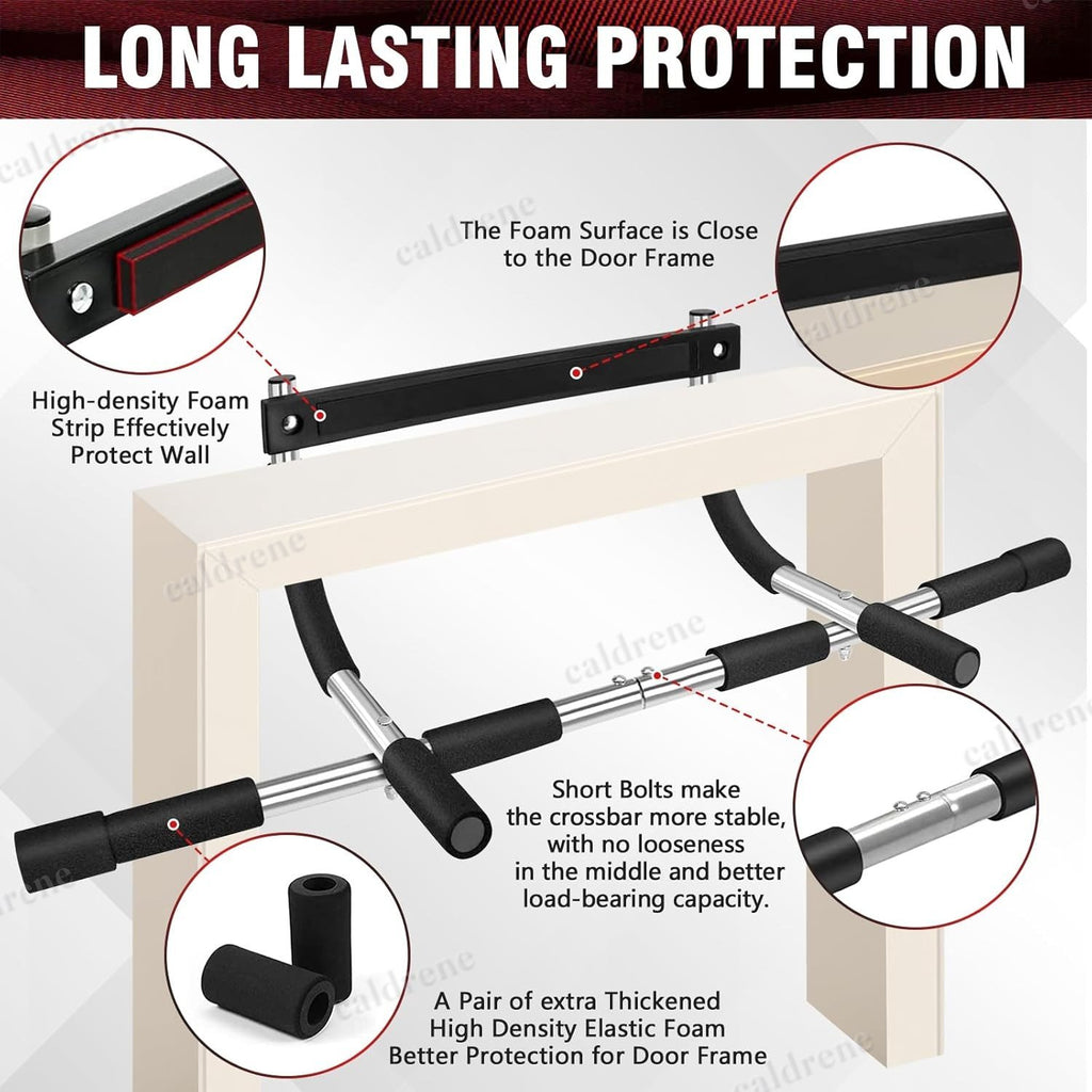 Doorway Pull-Up Bar and Sit-Up Home Fitness Station – view 7