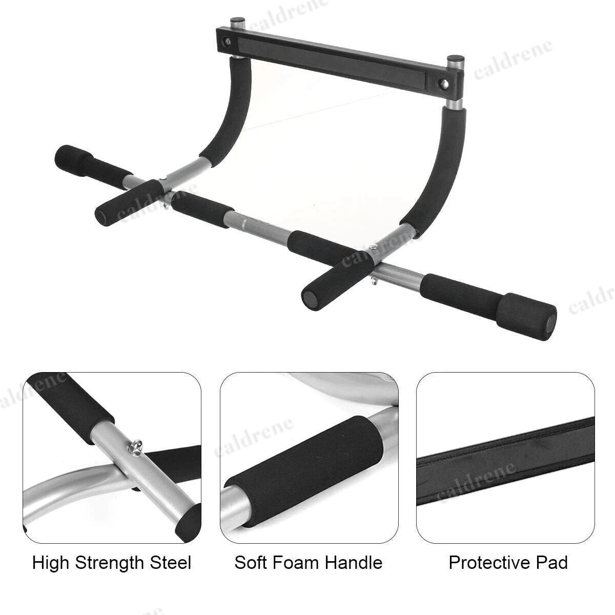 Doorway Pull-Up Bar and Sit-Up Home Fitness Station – view 9