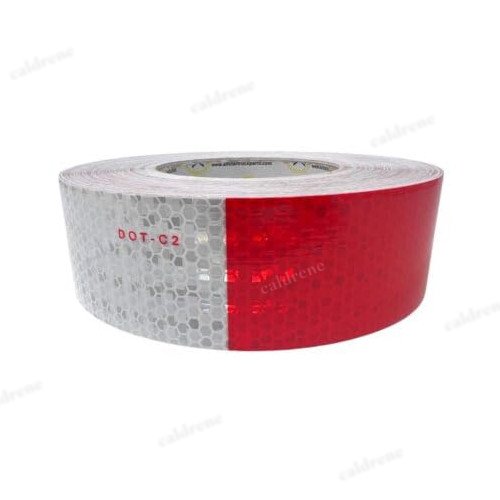 DOT-C2 Reflective Conspicuity Tape, Red White, 2 Inch x 150 Ft – view 2