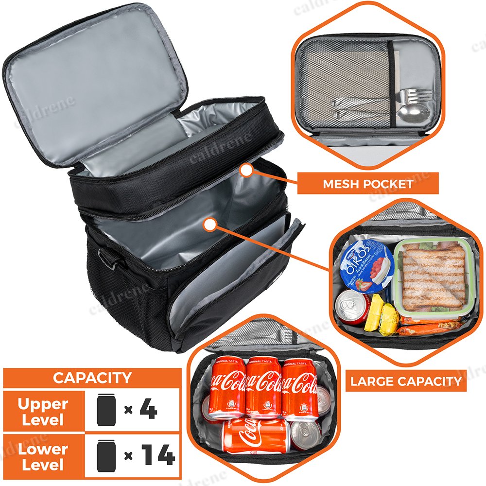 Double Deck Insulated Lunch Bag – view 3