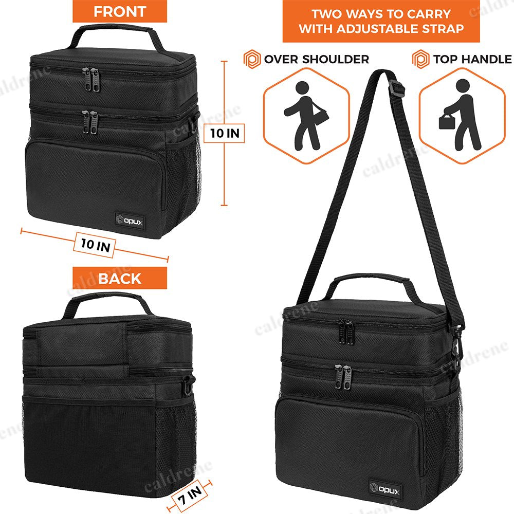 Double Deck Insulated Lunch Bag – view 4