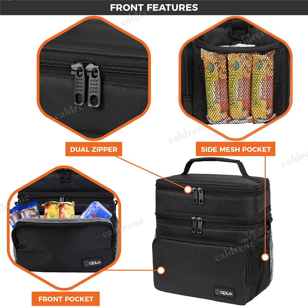 Double Deck Insulated Lunch Bag – view 5