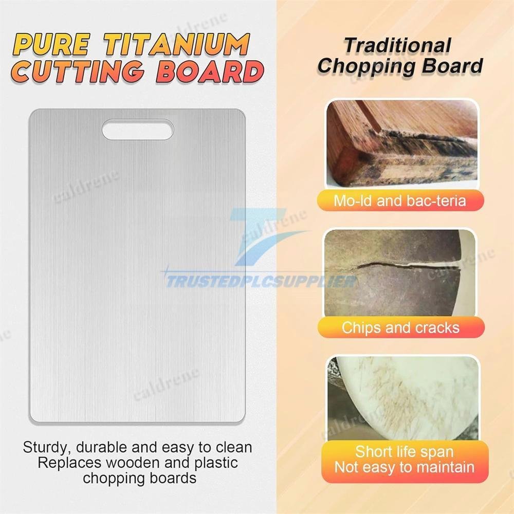 Double-Sided Titanium Cutting Board for Kitchen and Camping – view 3