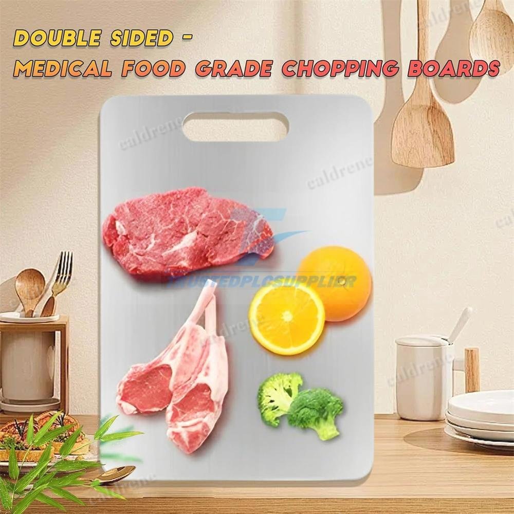 Double-Sided Titanium Cutting Board for Kitchen and Camping – view 4