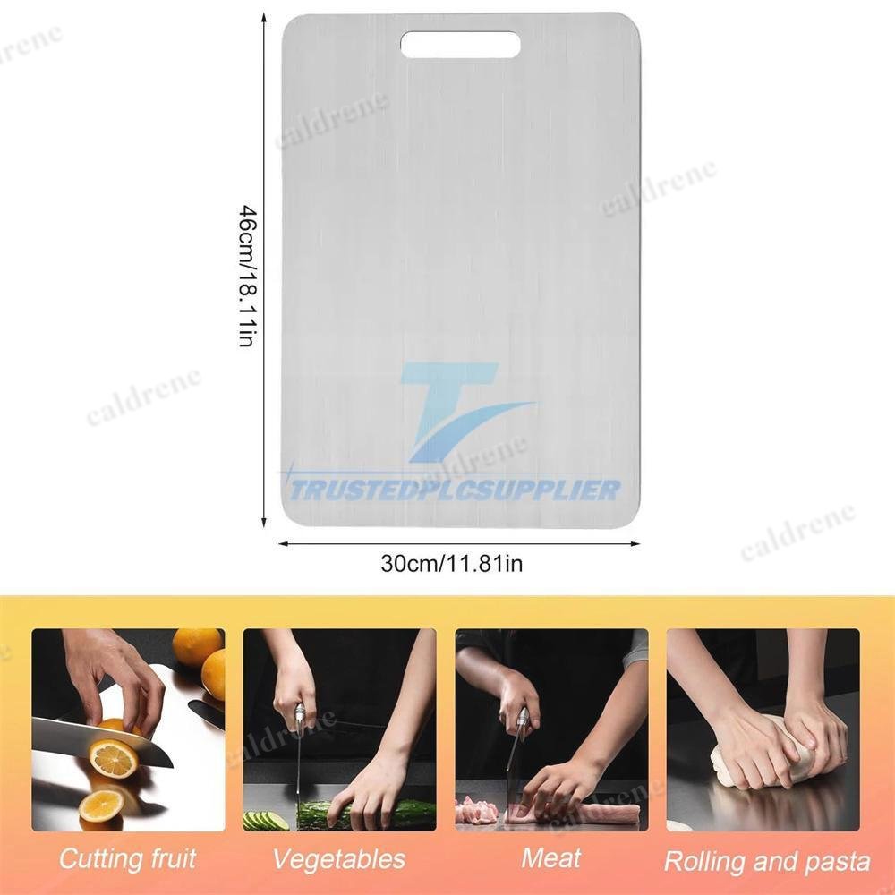 Double-Sided Titanium Cutting Board for Kitchen and Camping – view 8