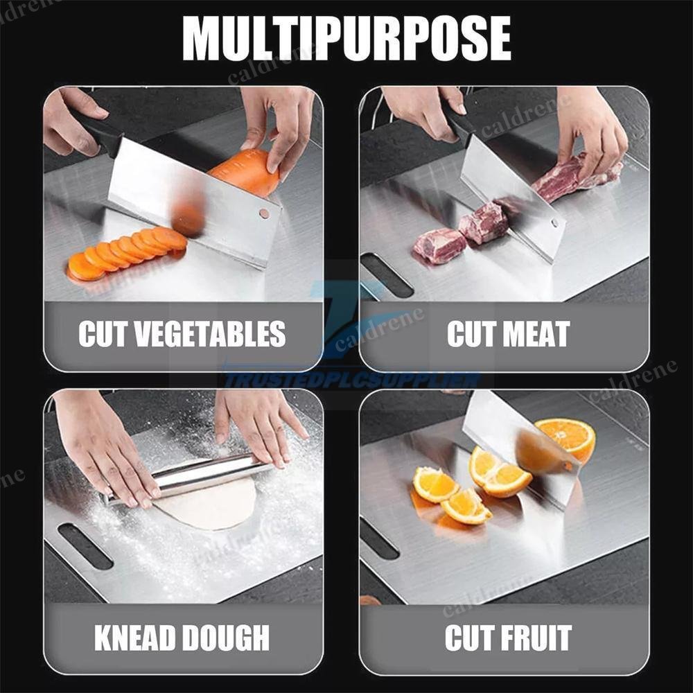 Double-Sided Titanium Cutting Board for Kitchen and Camping – view 9