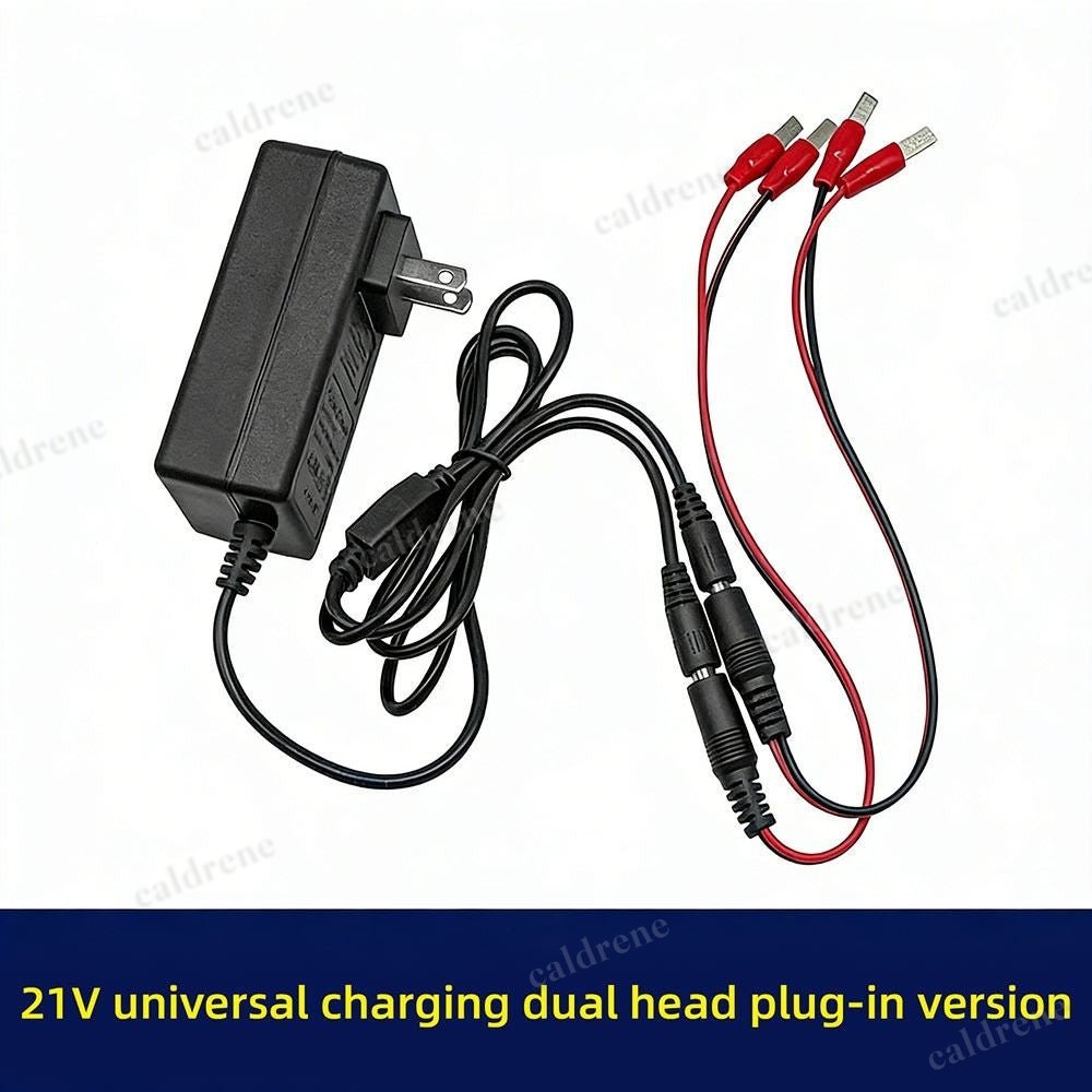 Dual-Head Lithium Battery Charger for 18V/21V/24V – view 4