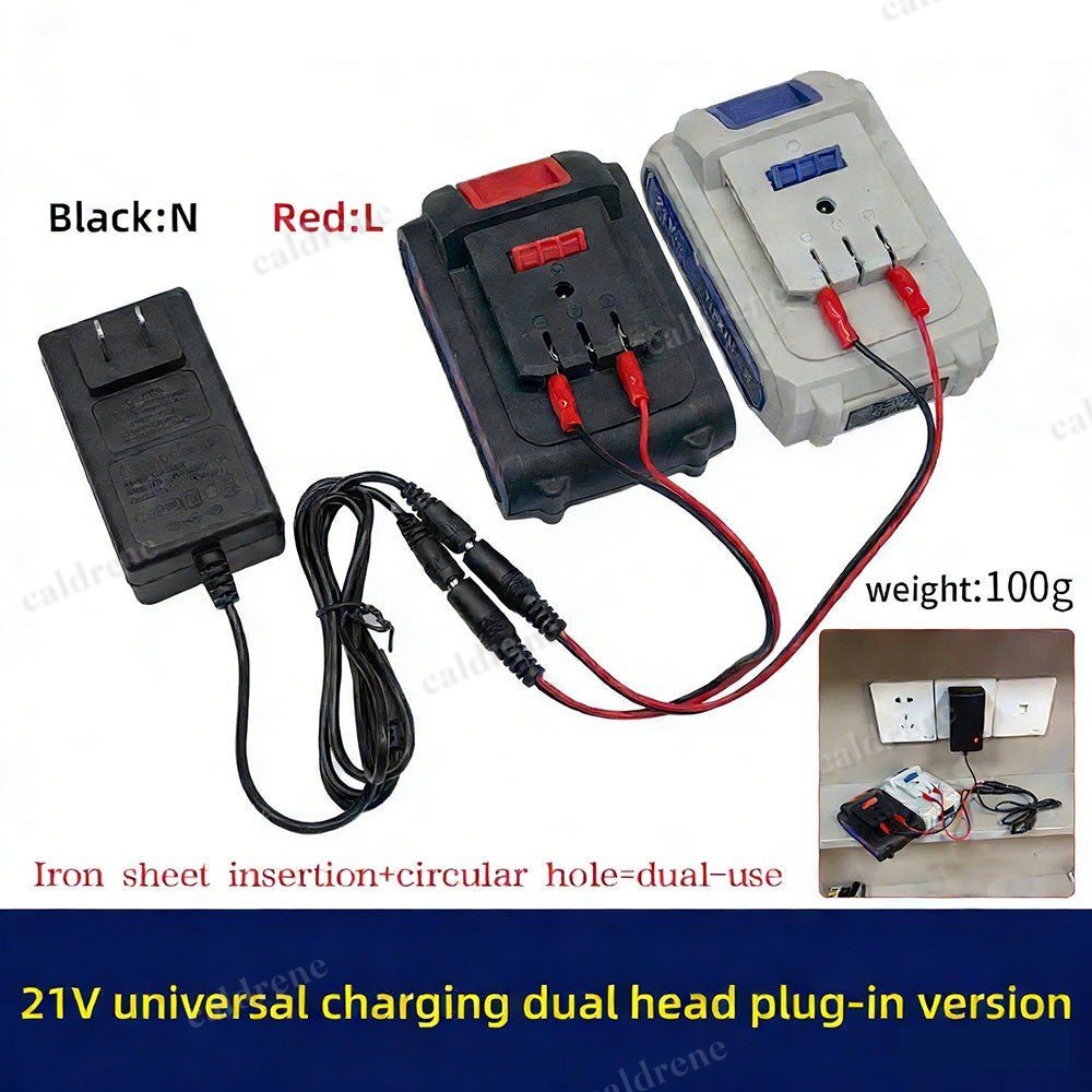 Dual-Head Lithium Battery Charger for 18V/21V/24V – view 9