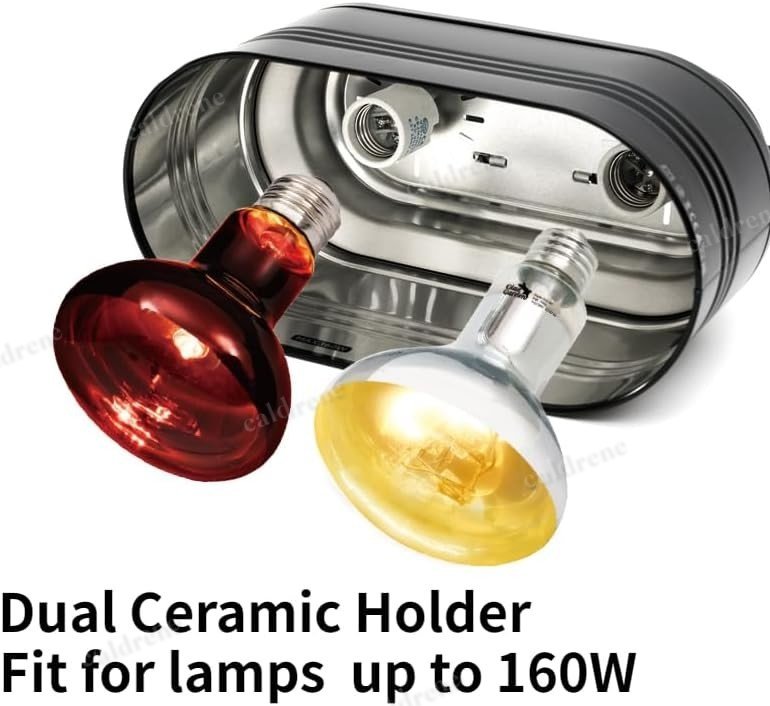 Dual Reptile Heat Lamp Fixture – view 4