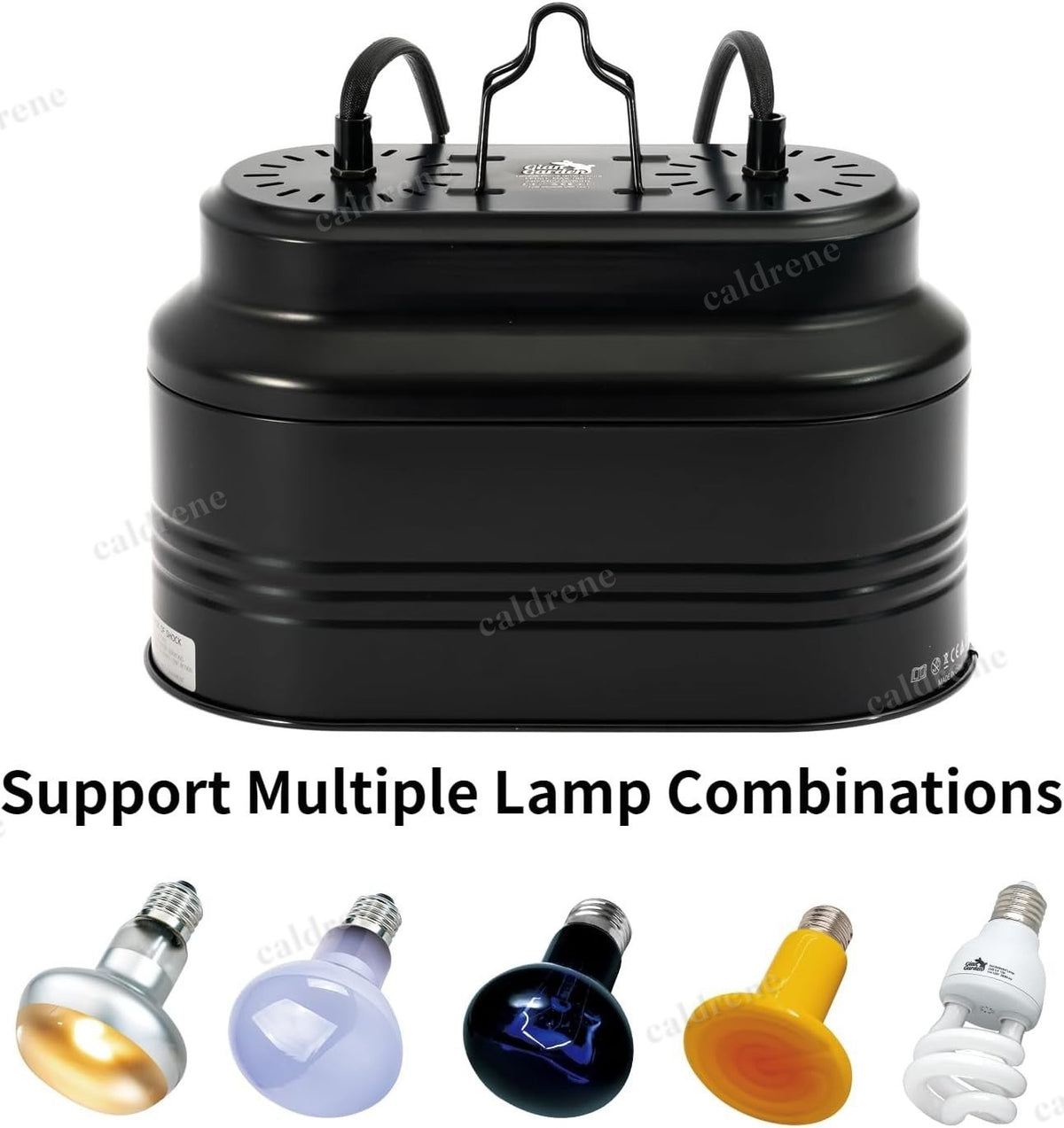 Dual Reptile Heat Lamp Fixture – view 5