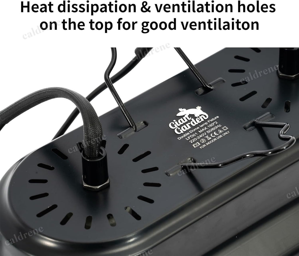 Dual Reptile Heat Lamp Fixture – view 8