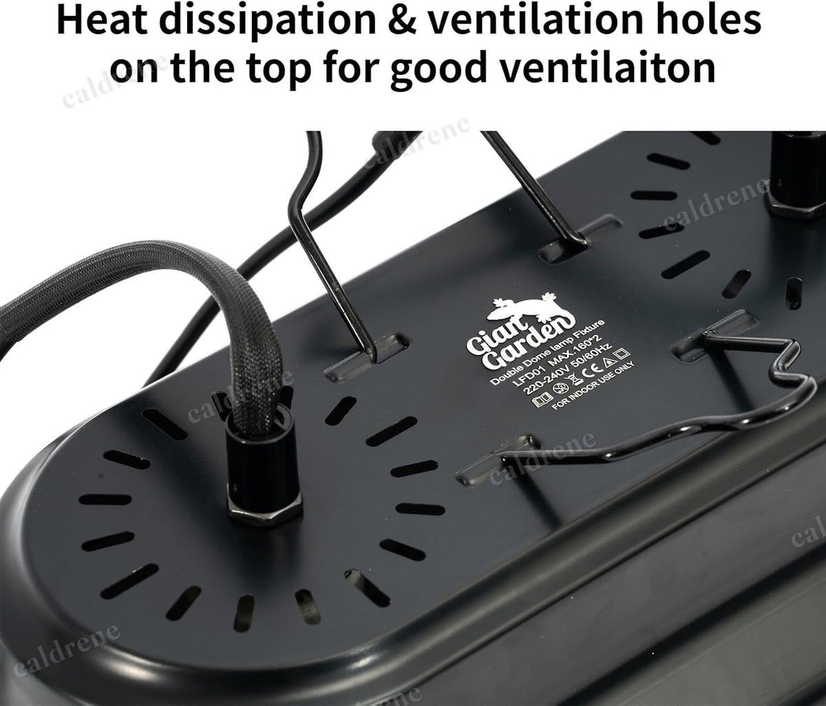 Dual Reptile Heat Lamp Fixture – view 8