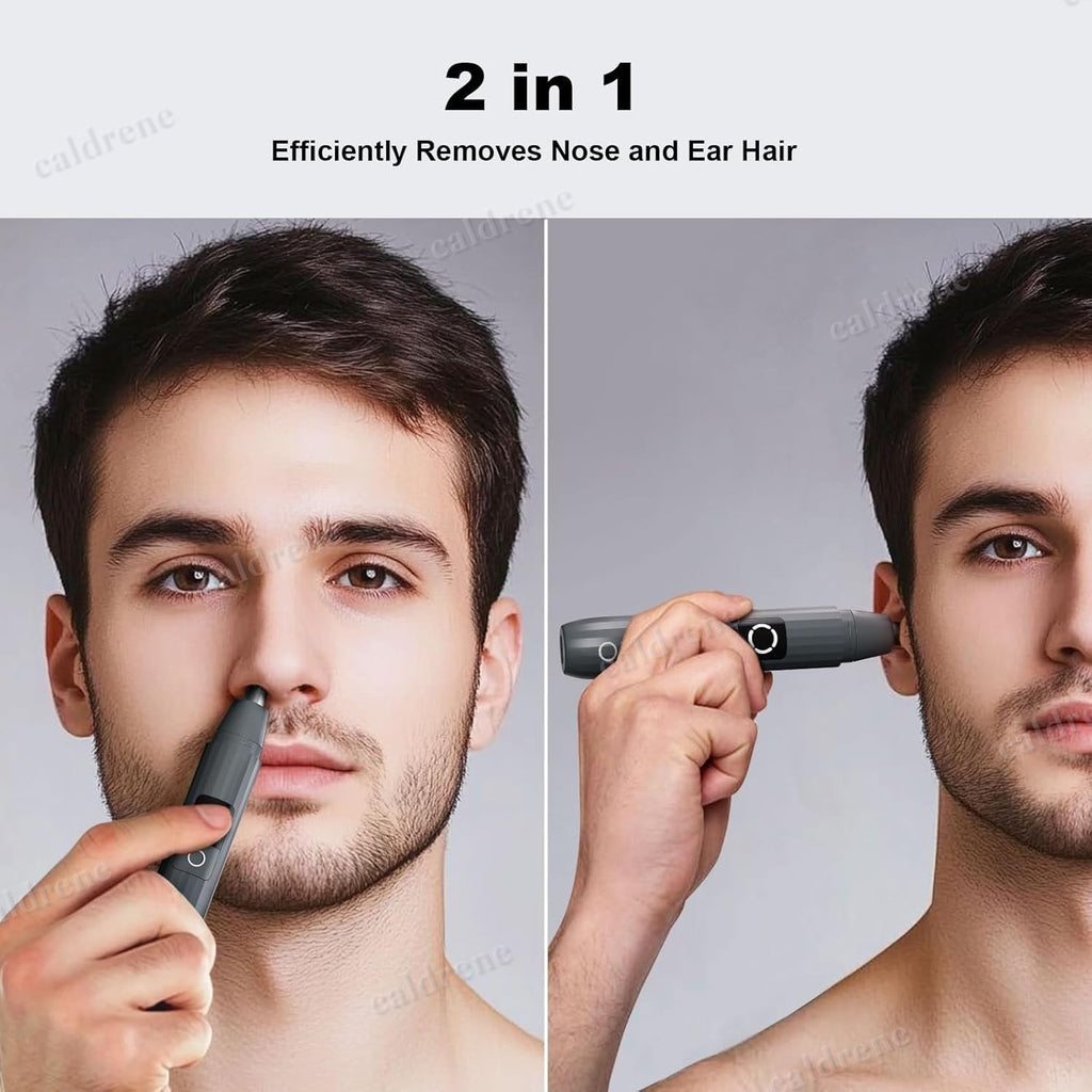 Ear and Nose Hair Trimmer USB Rechargeable with LED – view 3