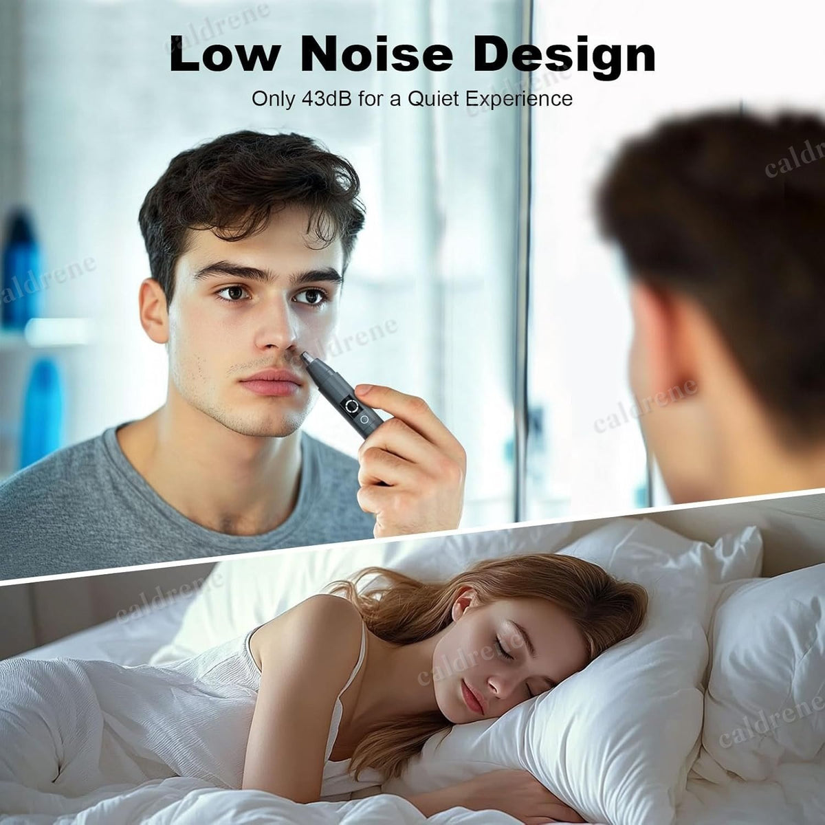 Ear and Nose Hair Trimmer USB Rechargeable with LED – view 7