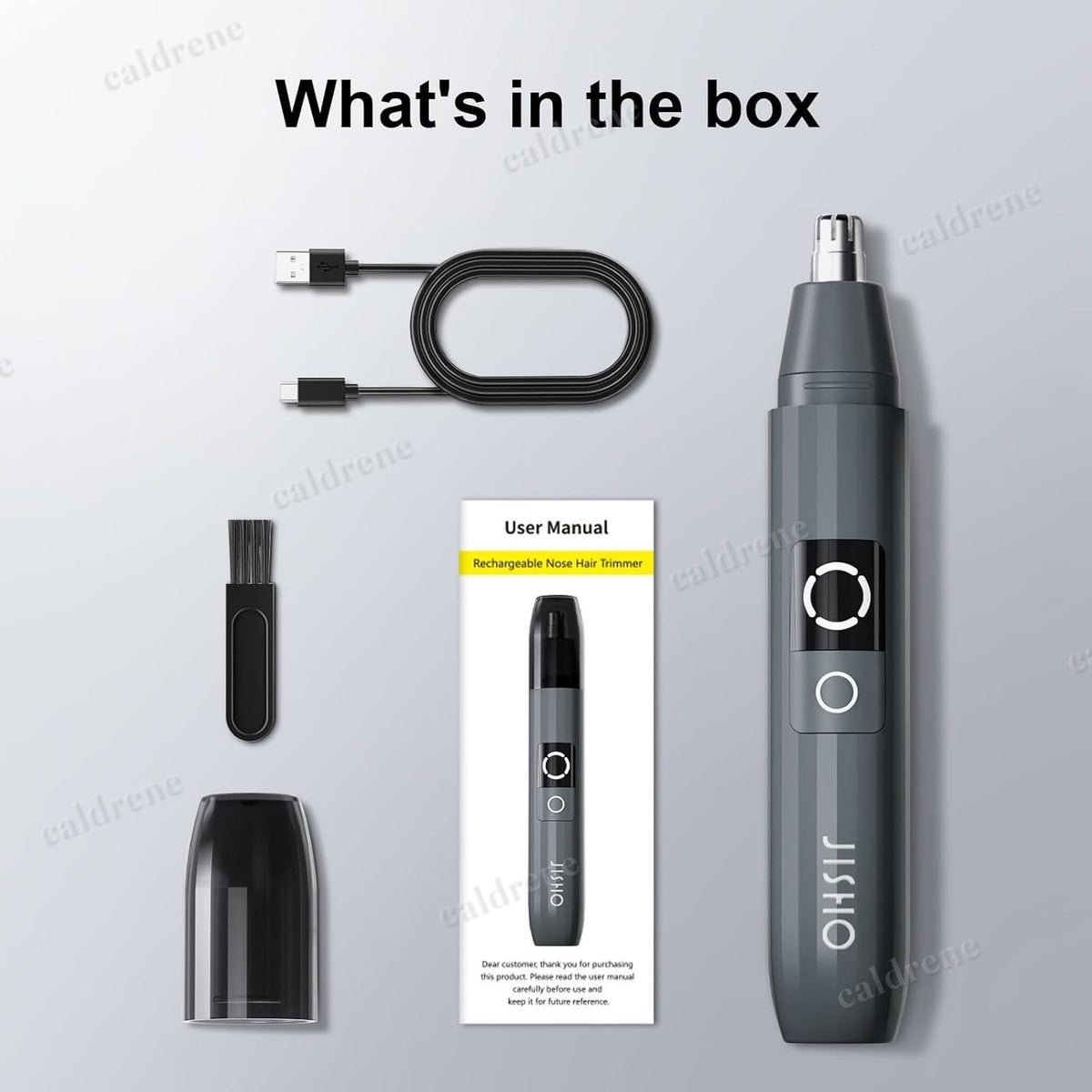 Ear and Nose Hair Trimmer USB Rechargeable with LED – view 8